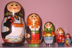 Russian Doll - Classic Black Rooster
