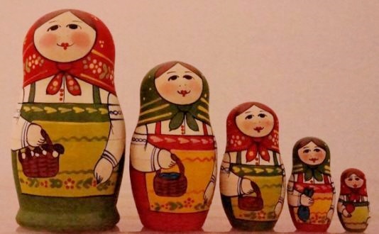 Russian Doll Family Picnic