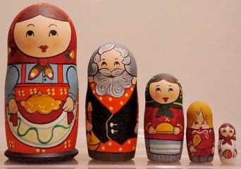 Russian Doll Happy Family Tea